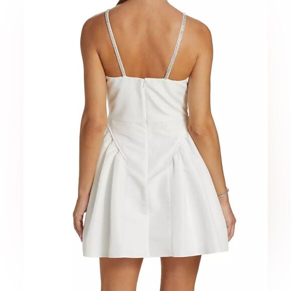 Self-Portrait Embellished Flared Minidress size 6 - Picture 3 of 13